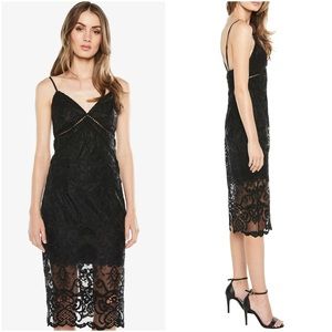 Bardot Lola Embroidered Lace Slipdress